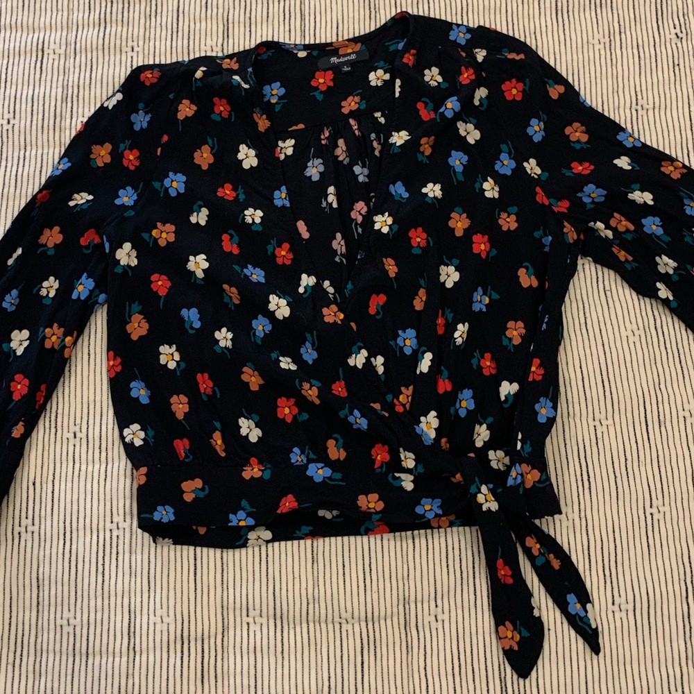 Madewell wrap top